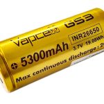 Vapcell 26650 G53 3.7V 5300mah 20A