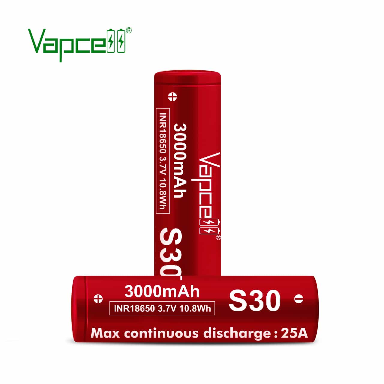 Vapcell S30 18650 3000mah 25A (1) Vapcell S30 18650 3000mah 25A 1τμχ - Image 1